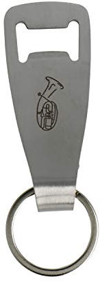 Art of Music Flaschenöffner-Schlüsselanhänger Tenorhorn - Schönes Geschenk für Musiker