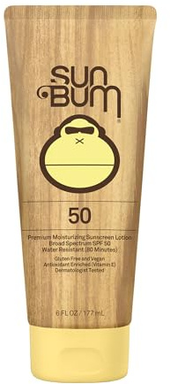 Sun Bum Original Moisturizing Sunscreen Lotion, Broad Spectrum SPF 50, 6 Fl Oz