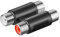 Goobay A 181 Audio-Adapter 2X Cinch Kupplung>2X Cinch K