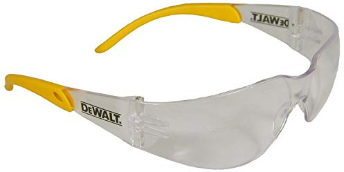 DEWALT DPG54-1D Protector Clear High Performance Lightweight Protective Safety Glasses with Wraparound Frame