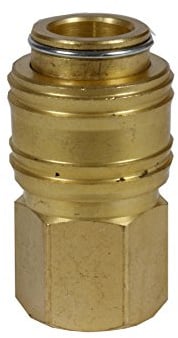 Original Einhell Schnellkupplung R 1/4 Zoll IG (Kompressor-Zubehör, Innengewinde, aus robustem Messing, für Druckluftschläuche)