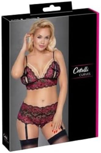 Cottelli CURVES BH Set-22140081961 BH Set Schwarz 4XL