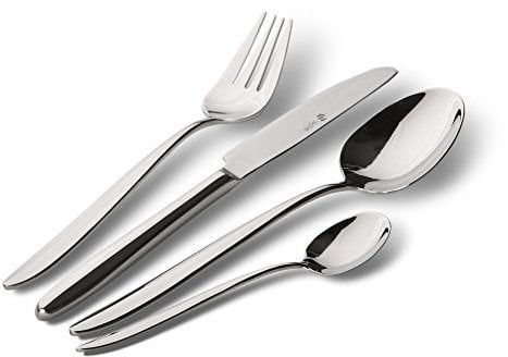 Roma 24 Piece Cutlery Canteen Set in Mirror