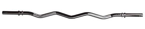 Best Sporting Curlstange verchromt 120 cm lang, Hantelstange mit Stellringen