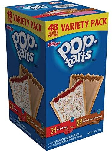 Pop-Tarts Toaster Pastries Variety Pack, 48-Count Pastries
