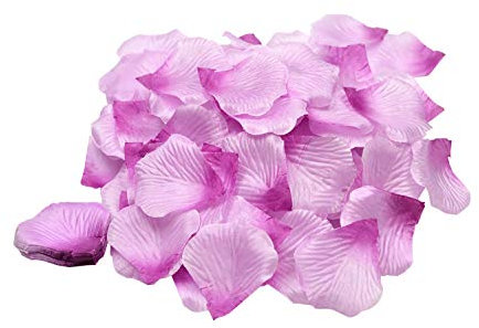 Creativery 100 Stück Rosenblüten (hell lila/hell Orchidee 435) // Rosenblätter Blütenblätter Streudeko Blüten Blätter Tischdecko Hochzeit Party