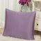 THXSILK Couchkissenbezug Seide 19 Momme, 100% Maulbeerseide Zierkissenbezug 65x65cm für Schlafzimmer Wohnzimmer (65x65cm, Lila)