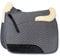 Engel Reitsport | SCHABRA4-VSS-GRA-MED | Schabracke | Lammfell im Sattelbereich - Half Lined | Steppstoff | Fellkranz vorne & hinten | Vielseitigkeit | Stoff grau Fell med.