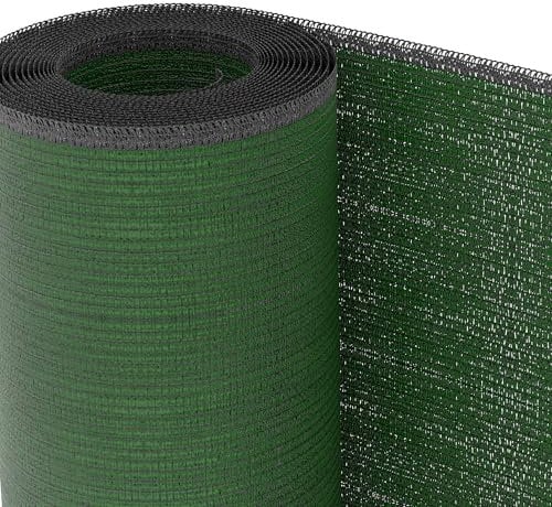 TENAX Filet Brise Vue Soleado 1,00x50 m Vert, Filet Tissé d'Occultation pour Terrasses, Balcons et Jardins, Filet d'Ombrage pour Protéger du Soleil