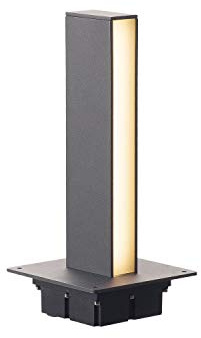 SLV 232175 H-Pol Double Pollerleuchte, 3000 K, Kurz, 18 W, Anthrazit, 16.5 x 16.5 x 36 cm