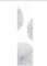 VISION S 84558 | Schiebegardine CRESTON II | halb-transparenter Stoff in Bambus-Optik | 260x60 cm | Farbe: stein