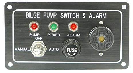 MiDMarine Bilge Alarm and Pump Switch Panel Boat 12V DC