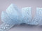 3 m x 25 mm Spitzenband EMMA HELLBLAU Meterware Spitze Häkelband Baumwollmischung Natur Optik Dekoband gehäkelt Spitzenborte
