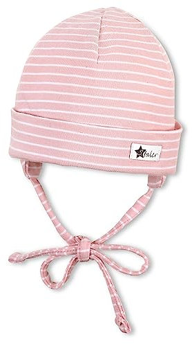 Sterntaler Unisex Baby Beanie Hat with Turn Up Mütze Not Applicable, Pink (Rosa 702), XXXX-Large (Herstellergröße: 47)