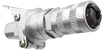 Fettpresse Kupplung Fett Kupplung Spitze, Metall G-Kupplung G Coupler Für Fettpresse Hydraulik Sicherheits-Greifmundstück Selbstsperrender Fettmund, Leichtes An- Und Ausziehen