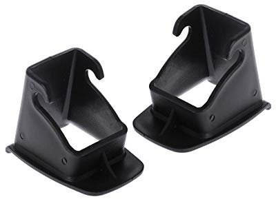 ISKIP Installation Aids, 2 PC 1 Pair Car Baby Seat Latch Belt Guide Connector Groove Plastic, Latch Guide, Passenger Car Child Safety Seats General Isofix Interface Belt Latch Guide (Black)
