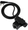 2 Pin Walkie Cable Adapter, U94 Kenwood Type Connector with PTT Button Tactical Noise Reduce Headsets 2.5mm Military Radio Headset Outdoors Accessories for Z Intercom Clipped on Clothing Belt