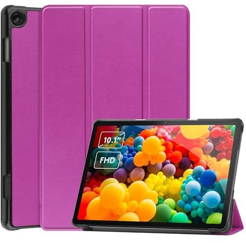 YRH for Lenovo M10 3rd Gen 10.1 inch Case 2022 (TB328FU/TB328XU), Slim Light Stand Hard Shell with Auto Sleep/Wake Tablet Cover Case for Lenovo Tab M10 Gen 3, Purple