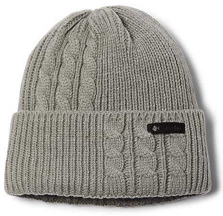 Columbia Damen Agate Pass Cable Knit Beanie, City Grey Heather, Einheitsgröße