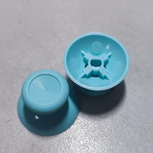 VKMKV 10 Stück for Xbox ONE Elite S Limited Edition 3D Analog Thumb Stick Thumbsticks Caps Joystick Grips Kompatibel for PS4 Controller (Color : Light Blue)