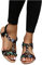 Azaz Sandales Femme Été Bohême Plates Bout Ouvert Confortables Chaussures Tongs De Plage Décontracté Mode Mules Respirantes Semelles Épaisses Compensées Claquette