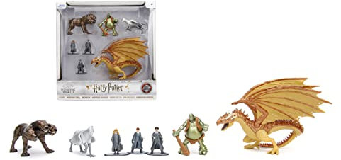 Harry Potter Mega Pack de figurines de collection moulées sous pression, jouets pour enfants et adultes 4,2 cm