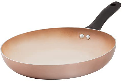 HUDSON Ceramic Nonstick Fry Pan 9.5 Inch Cookware, Pots and Pans, Copper