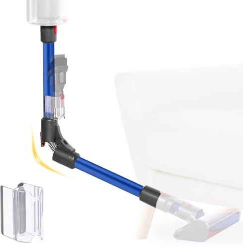 Schnellspanner-Verlängerungsrohr für Dyson V7 V8 V10 V11 V15 Staubsauger Ersatzteile Verlängerungsstange, Blau Biegsam Saugrohr Zubehör