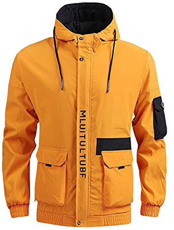 Herren Winterjacke Parka Lang Schwarz Snowboardjacke Puffer Atmungsaktiv Wasserdicht Wanderjacke 4XL Ohne Kapuze Winddichte Übergangsjacke Skijacke Warm Vintage Softshelljacke Outdoorjacke