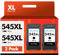 HALLOLUX 545 XL Schwarz, Ersatz für Canon Druckerpatronen PG 545 Black TS3150 Patronen Pixma MX495 TS3151 TR4550 MG2555s TS3355 TR4600 TR4551 TS3350 TS3150 MG2550s (2 Schwarz)