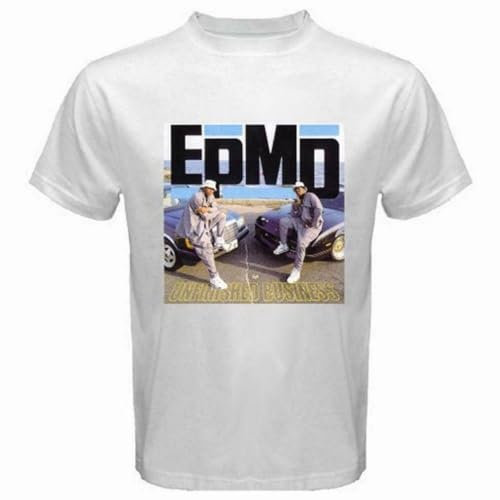 MILKGROUND Epmd-Unfinished-Business-Album-Cover-Men-White-Size-S-3Xl-Usa-Size-T-Shirt-En1-M White 3XL
