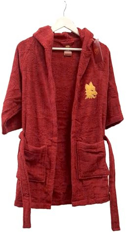 AS Roma Accappatoio Kids Rosso - 12/14 anni