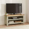 Marbury Sage Green Painted | Small TV Unit Stand | Up to 50” TV Size | Fully Assembled | Rounded Corners | H 500 x W 1000 x D 360mm