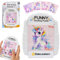 Puzzle 3D Niños,Juegos de Viaje Niños,Niños Stitch Puzzle 3D Juguete para Niñas a Partir de 3 Años Puzzle Juguete Educativo 4 en 1,Puzzle de Cubos 3D para Niños de 2 3 4 5 6 (Pony)