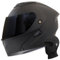 Yirunfa Klapphelm Motorradhelm ECE-R 22.06 Zertifiziert Integralhelm für Damen und Herren Jethelm mit Kinnschutz Scooter Roller Moped Helm mit Sonnenblende und Visier, M~XXL