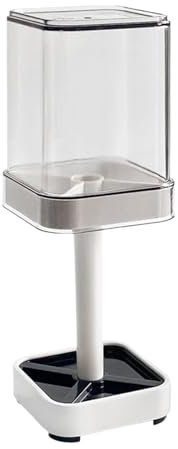 Zahnbürstenhalter mit Abdeckung, staubdichter Zahnbürstenständer, wasserdichter Zahnbürstenhalter mit 3 Schlitzen, für Waschbecken, Theke, Dusche, Make-up, Badezimmer, Wohnheim
