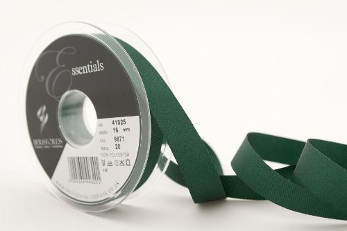 Berisfords Grosgrain Ribbon, Forest, 16mm