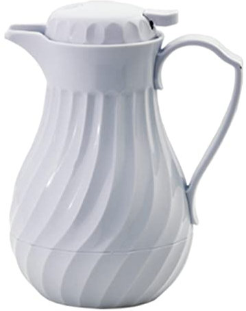 Louis Tellier N5076 Jarra isotérmica retorcida Blanca 0,6 L