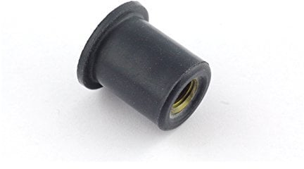 25x Gummimutter M6 Neopren - Verkleidung Motorrad Gummi Mutter Vibrationsdämpfer