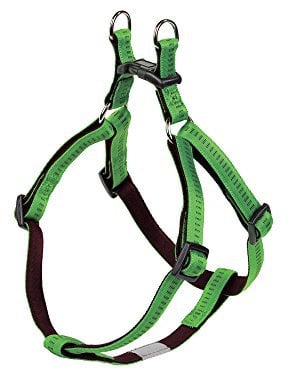 Nobby Geschirr Soft Grip, hellgrün / braun Brust: 30-40 cm, B: 10 mm, 1 Stück
