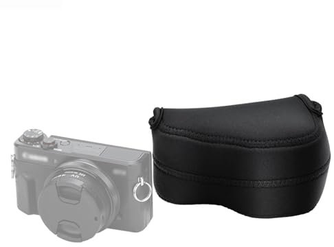JJC OC-S1BK Borsa per Telecamera in Neoprene, ultra Leggera Nero, per Sony A5000 A5100 A6000 A6300 A6400 A6500 + Obiettivi 16-50mm (SELP1650) 4.7 x 2.9 x 3.4/120 x 73 x 87mm (W x H x D)