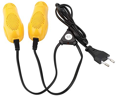 Elektrischer Schuhtrockner 220 V EU Stecker zum Trocknen von Kinderschuhen, Sportschuhen, Stiefeln und Socken, schnell trocknend mit Wärmelufterhitzer, geeignet für Haushalt, Sport, Reisen, Outdoor