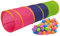 LittleTom Túnel de Juguete 180x46cm de Lona Incl 200 Bolas para niños pequeños