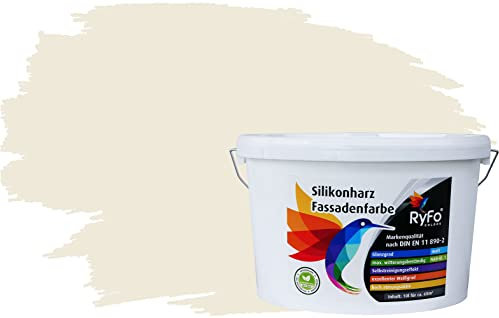 RyFo Colors Silikonharz Fassadenfarbe Lotuseffekt Trend Cremé 10l