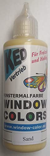 Creall Window-Color-Premiumfarbe Fensterfarben frei wählbar auch Konturenfarbe (beige/Sand) ERSATZARTIKEL