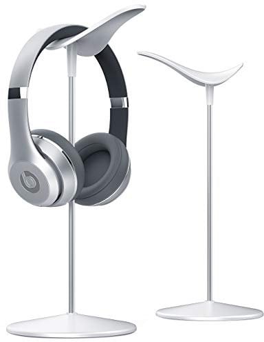 Lamicall Soporte para Auriculares, Soporte Auriculares Universal - Soporte para Almacenamiento de Auriculares para Auriculares Bluetooth, Auriculares Gaming, Sony, Bose, Sennheiser,Blanco