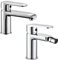 Miscelatore Rubinetto Bidet Cromato + Miscelatore Rubinetto Lavabo Cromato Bagno Casa