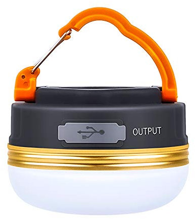 Hongtellor Camping Light, USB Rechargeable LED Tent Light with Magnetic, 4 Modes Outdoor LED Camping Lantern for Hiking, Camping, Hiking, Fishing, Hunting,Home Power Cuts
