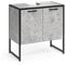 Vicco Waschbeckenunterschrank Fyrk, Beton, 60 x 60 cm