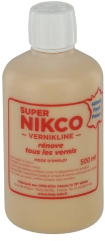 Super Nikco HMB-BDA Reinigungsmittel - Poliermittel - 500 ml - Made in France - Für alle Lacke - Bringt Glanz und Farbe zurück